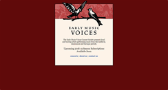 Desktop Screenshot of earlymusicvoices.ca